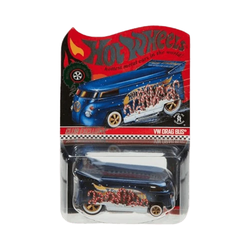 Hot Wheels Rlc Volkswagen Drag Bus Spectraflame 'Steel Blue'