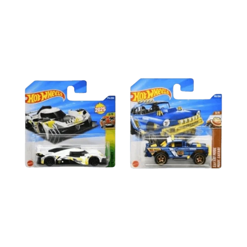 Hot Wheels Set Of 2 1:64 Scale Mystery Random Assortment Packs 'Black'