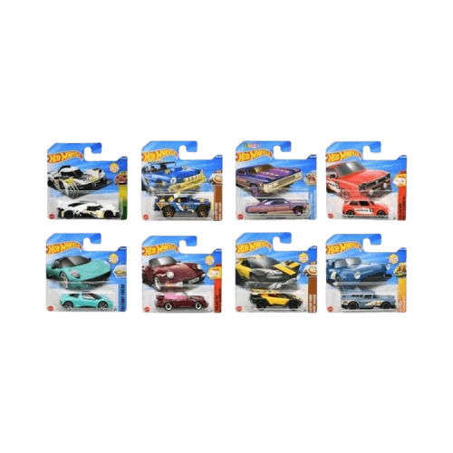 Hot Wheels Set Of 8 1:64 Scale Mystery Random Assortment Packs 'Black'