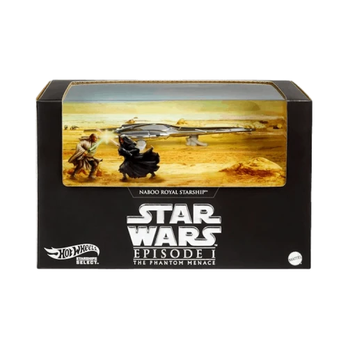 Hot Wheels Star Wars Starships Select Royal Naboo Starship Figure
