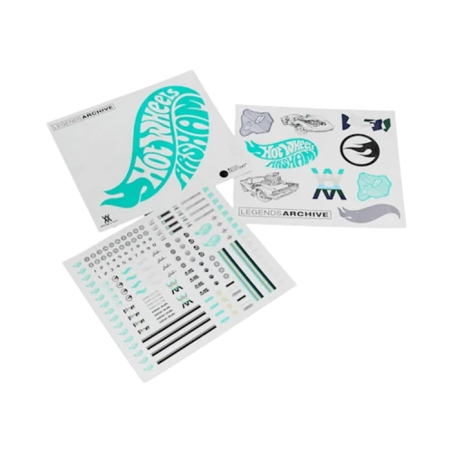 Hot Wheels x Daniel Arsham Patches & Sticker Set
