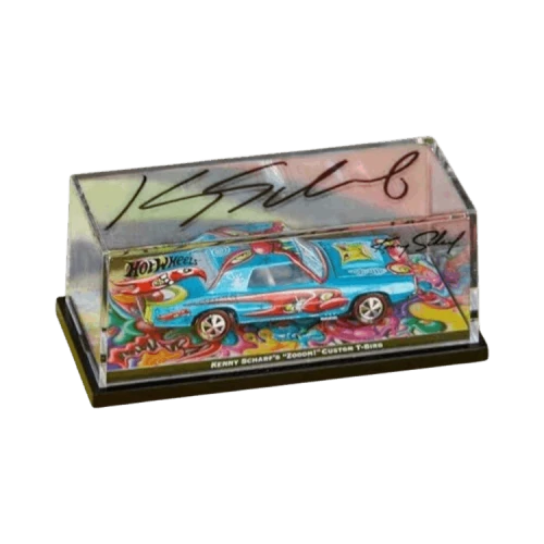Hot Wheels x Kenny Scharf Signed Custom T-Bird (Edition 100)