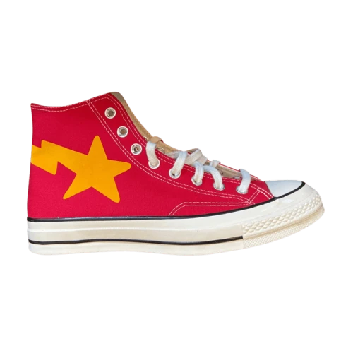 Converse Chinatown Market x A Bathing Ape x Chuck Taylor All Star High 'Red Ivory'