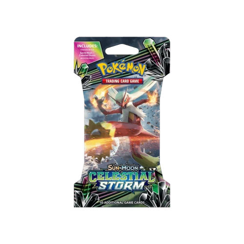 Pokémon Sun & Moon: Celestial Storm Sleeved Booster Pack 'Blaziken'
