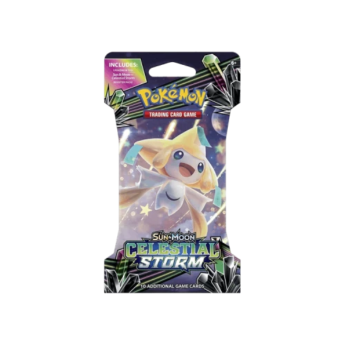 Pokémon Sun & Moon: Celestial Storm Sleeved Booster Pack 'Jirachi'