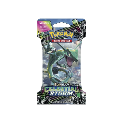 Pokémon Sun & Moon: Celestial Storm Sleeved Booster Pack 'Rayquaza'