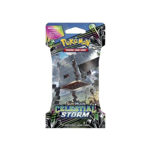 Pokémon Sun & Moon: Celestial Storm Sleeved Booster Pack 'Stakataka'
