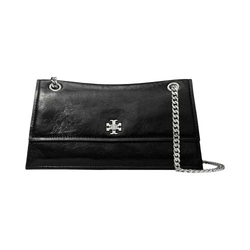 TORY BURCH Kira Leather Shoulder Bag Small Women's Black