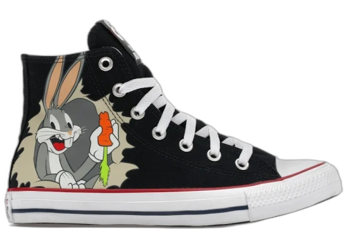 Converse Chuck Taylor All Star Hi Bugs Bunny 80th Anniversary Black