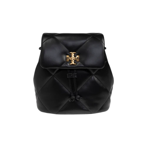 Tory Burch Kira Diamond Quilt Small Backpack Black