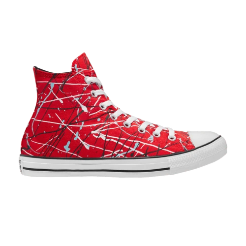 Converse Chuck Taylor All Star High 'Paint Splatter - University Red'