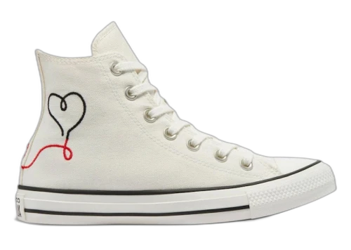 Converse Chuck Taylor All Star Hi Made with Love White
