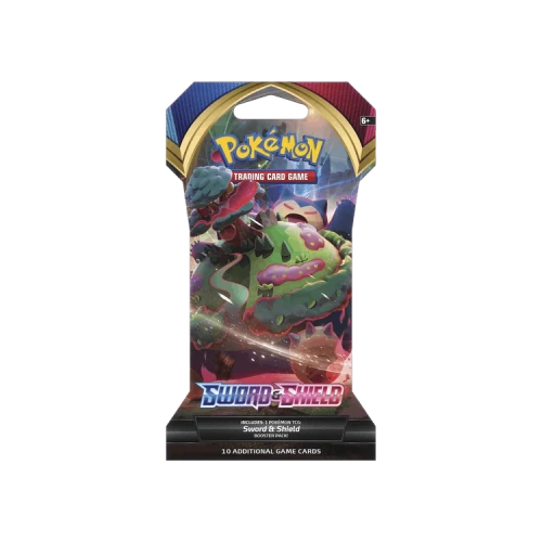 Pokémon Sword & Shield Base Set Sleeved Booster Pack (Gigantamax Snorlax Artwork)