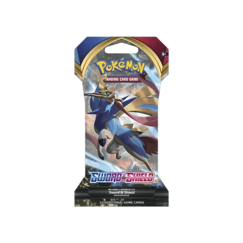 Pokémon Sword & Shield Base Set Sleeved Booster Pack (Zacian Artwork)