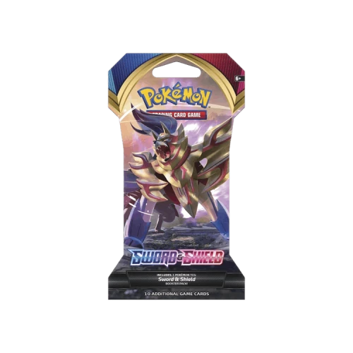 Pokémon Sword & Shield Base Set Sleeved Booster Pack (Zamazenta Artwork)