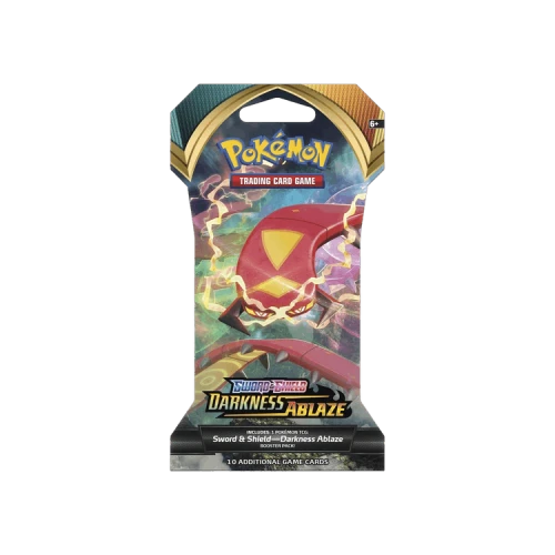 Pokémon Sword & Shield: Darkness Ablaze Sleeved Booster Pack (Gigantamax Centiskorch Artwork)