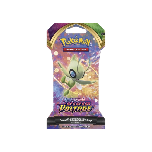 Pokémon Sword & Shield: Vivid Voltage Sleeved Booster Pack (Celebi Artwork)