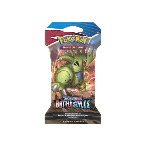 Pokémon Sword & Shield: Battle Styles Sleeved Booster Pack (Tyranitar Artwork)