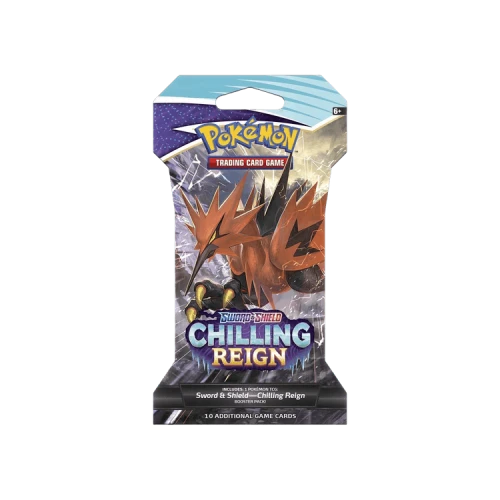 Pokémon Sword & Shield: Chilling Reign Sleeved Booster Pack (Galarian Zapdos Artwork)