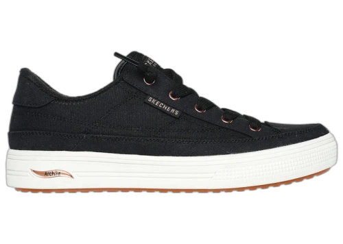 Skechers Arch Fit Arcade Meet Ya There Black White Gum (Women's)