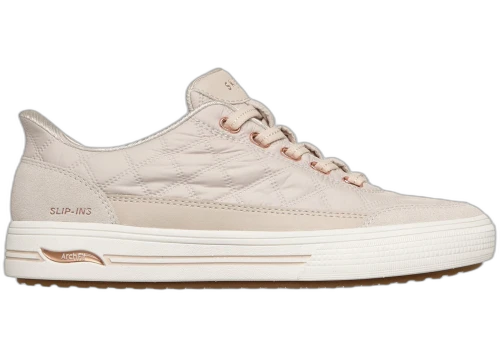 Skechers Slip-ins Arch Fit Arcade Cozy Fit Cuddle Steps Off White (Women's)