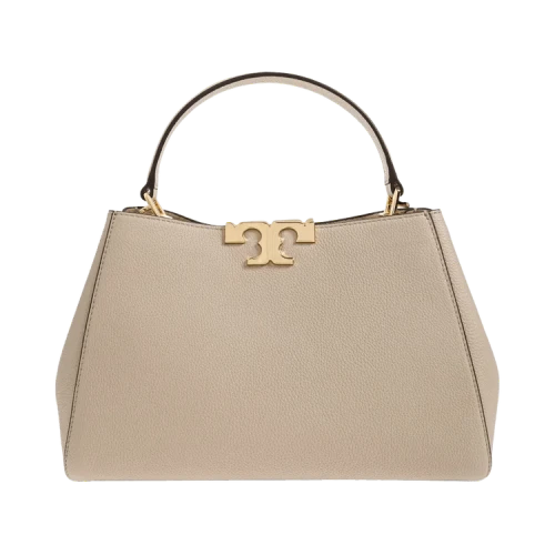 Tory Burch Medium Eleanor Soft Satchel 'Light Stone'