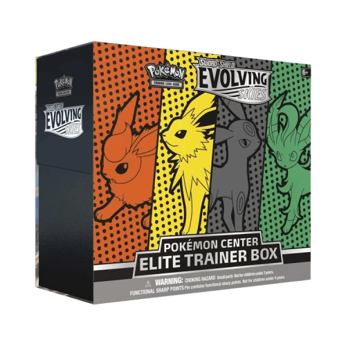 Pokémon TCG Sword & Shield Evolving Skies Pokémon Center Elite Trainer Box (Jolteon, Flareon, Umbreon & Leafeon)