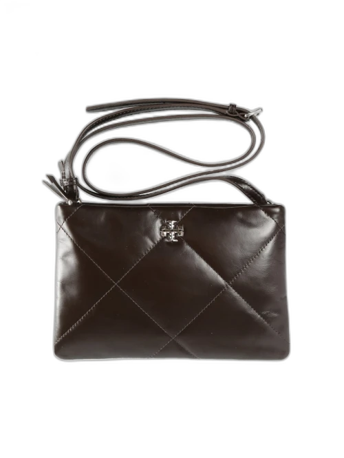 Tory Burch Kira Diamond Quilt Crossbody Cocoa