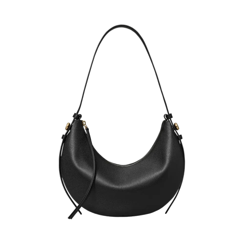 Tory Burch Romy Half Moon Bag Black
