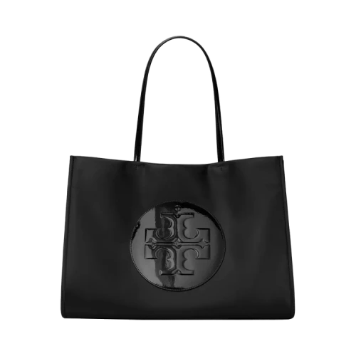 Tory Burch Ella Patent Tote Bag 'Black'