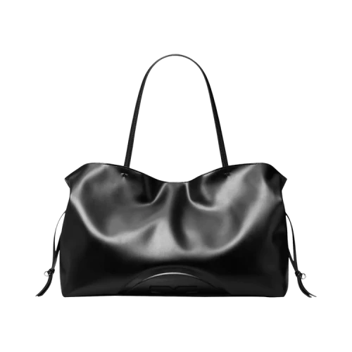 Tory Burch Natuura Drawstring Tote Bag Black