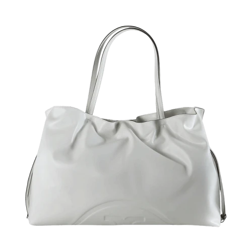 Tory Burch Ella Recycled Drawstring Tote Bag 'Bianco'