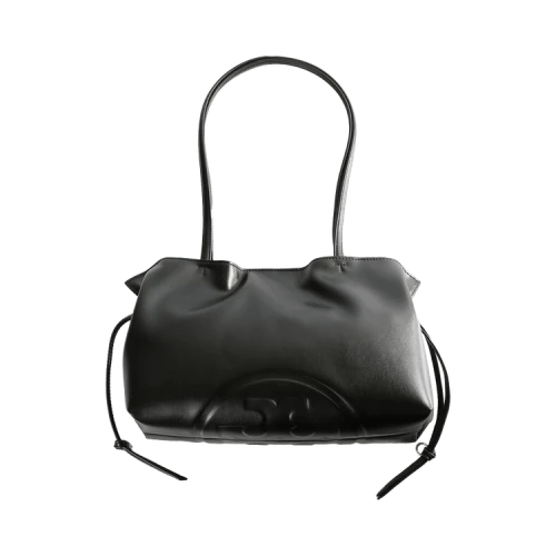 Tory Burch Ella Small Drawstring Tote Bag Black