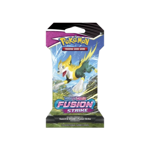 Pokémon Sword & Shield: Fusion Strike Sleeved Booster Pack (Boltund Artwork)