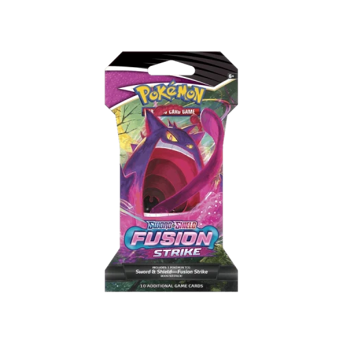 Pokémon Sword & Shield: Fusion Strike Sleeved Booster Pack (Gigantamax Gengar Artwork)