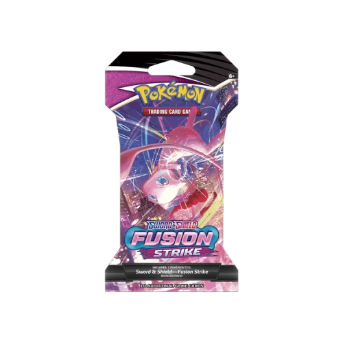Pokémon Sword & Shield: Fusion Strike Sleeved Booster Pack (Mew Artwork)