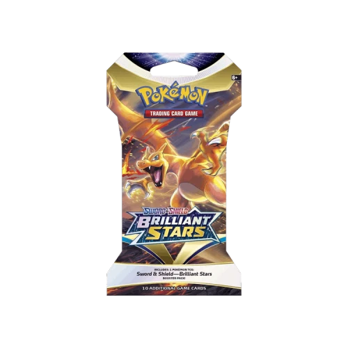 Pokémon Sword & Shield: Brilliant Stars Sleeved Booster Pack (Charizard Artwork)