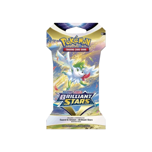 Pokémon Sword & Shield: Brilliant Stars Sleeved Booster Pack (Shaymin Sky Artwork)