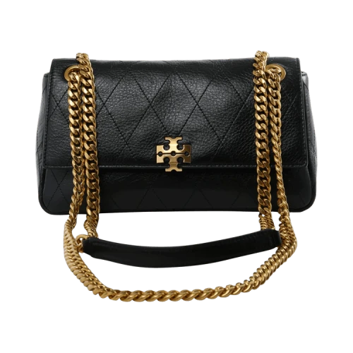 Tory Burch Charlie Quilted Small Shoulder Bag 'Black'