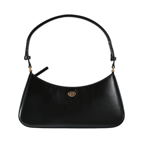Tory Burch Robinson Zip Top Shoulder Bag 'Black'