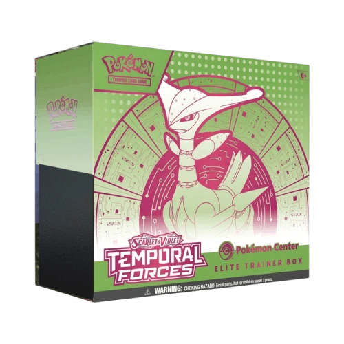 Pokémon Scarlet & Violet: Temporal Forces Pokemon Center Elite Trainer Box Case (Exclusive) 'Iron Leaves'