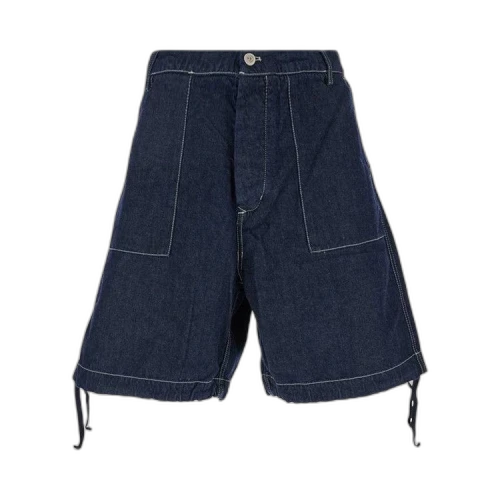 C.P. Company Logo Patch On The Back Shorts 'Denim'