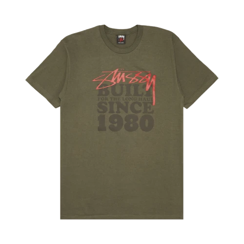 Stussy Gear Built Since 80 Tee 'Dark Green'
