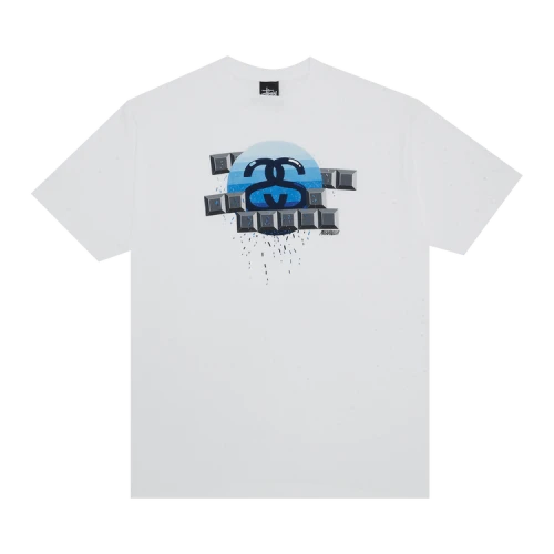 Stussy Mignanelli Logo Tee 'White'