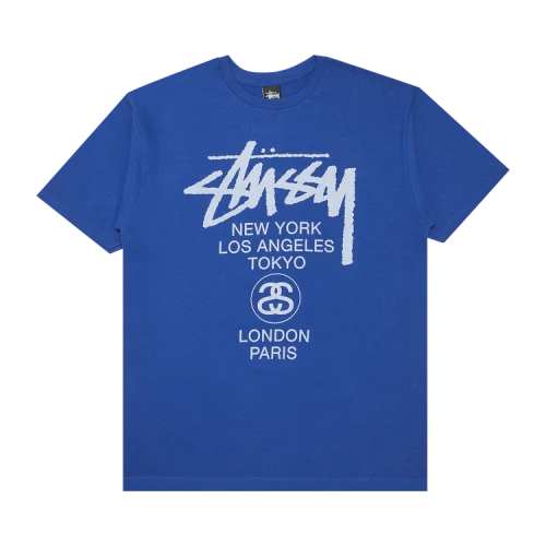 Stussy World Tour Tee 'Midnight'