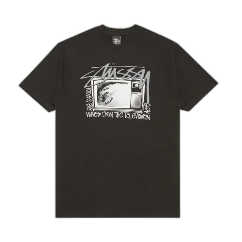Stussy TV Wave Tee 'Black'