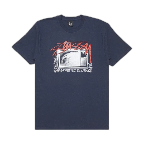 Stussy TV Wave Tee 'Navy'