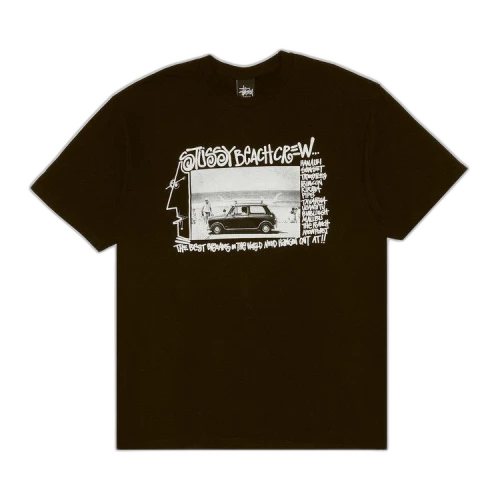 Stussy Beach Crew Tee 'Black'