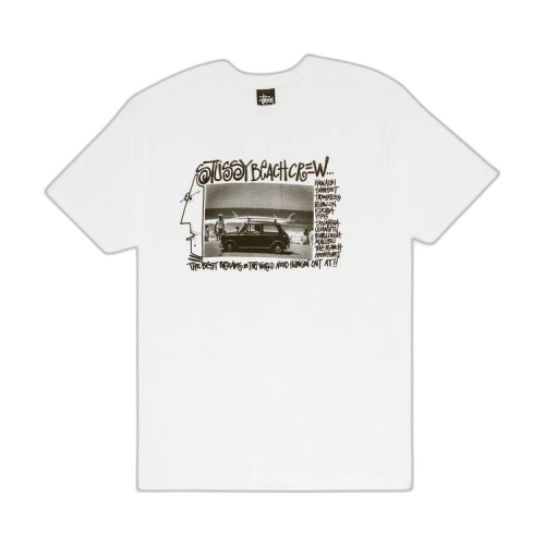 Stussy Beach Crew Tee 'White'