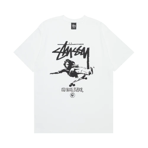 Stussy Stock Skater Tee 'White'